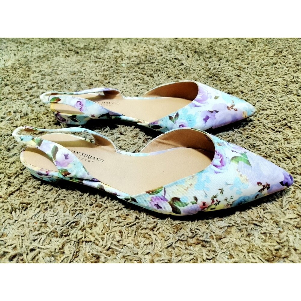 Christian Siriano for Payless Women's Flat Shoes Betty Floral Size 10W US 41 EU